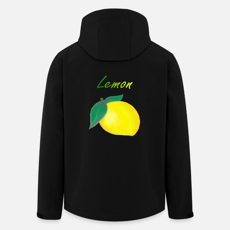 Zitrone - Recycelte Männer Softshell-Jacke von Stanley/Stella - Schwarz