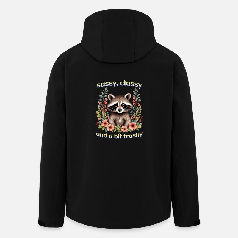 Sassy classy and a bit trashy - Men’s Recycled Softshell Jacket by Stanley/Stella - black