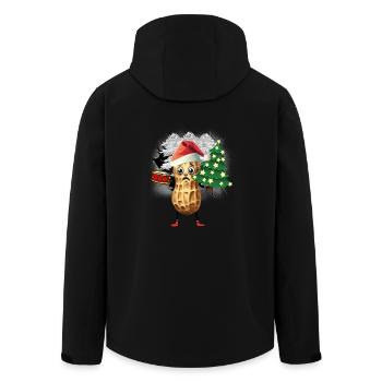 Père Noël Cacahuète Père Noël - Veste softshell homme en polyester recyclé Stanley/Stella - noir - Dos - AI Model Male 185 light (185cm)