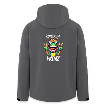 Carnaval Frosch Prinz Kölle Alaaf Köln Kölsch Fun - Veste softshell homme en polyester recyclé Stanley/Stella - noir - Dos - AI Model Male 185 light (185cm)