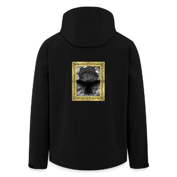 Halloween Raven Crow Birds Mystical - Men’s Recycled Softshell Jacket by Stanley/Stella - black - Back - AI Model Male 185 light (185cm)