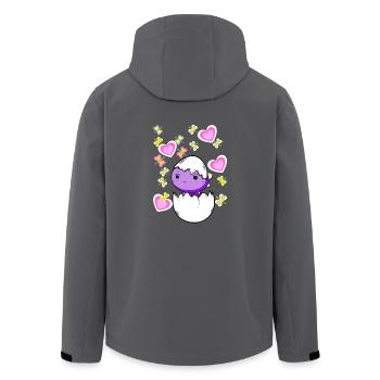 Drache Ostern Osterei Eierschale Drache Kind Baby - Recycelte Männer Softshell-Jacke von Stanley/Stella - Schwarz - Hinten - AI Model Male 185 light (185cm)