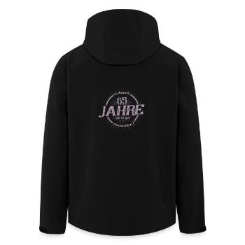Es dauerte 65 Jahre um so gut auszusehen - Recycelte Männer Softshell-Jacke von Stanley/Stella - Schwarz - Hinten - AI Model Male 185 light (185cm)