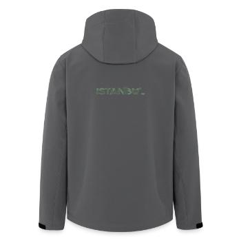 Istanbul Skyline Shirt - Recycelte Männer Softshell-Jacke von Stanley/Stella - Schwarz - Hinten - AI Model Male 185 light (185cm)