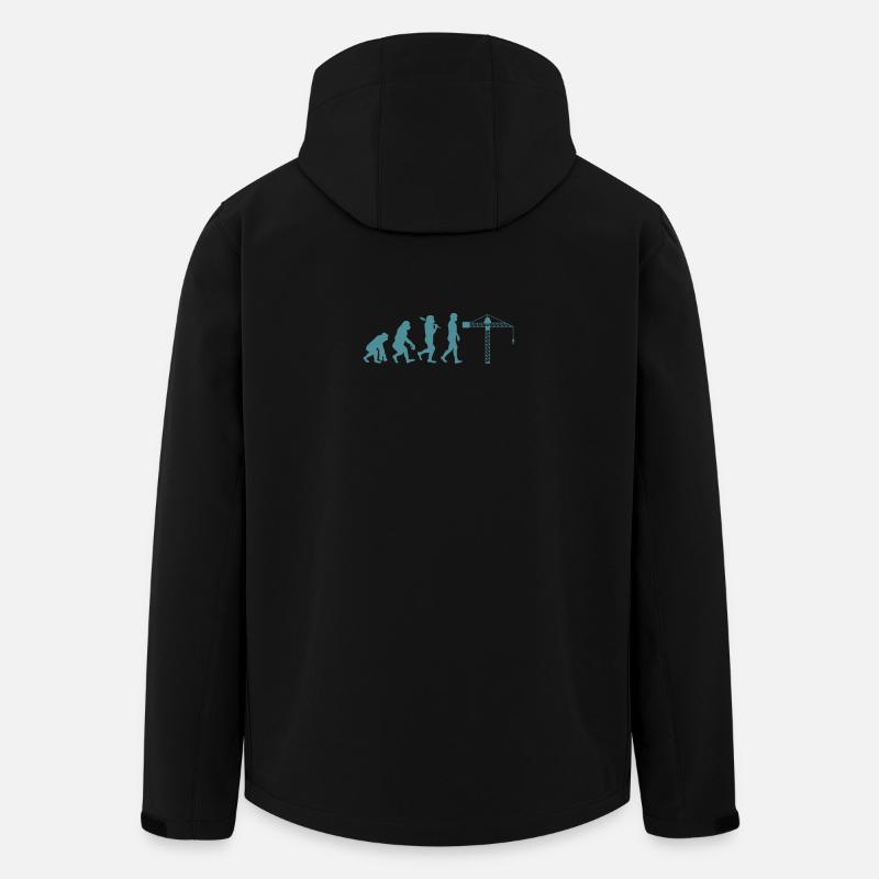 Crane operator Evolution - Men’s Recycled Softshell Jacket by Stanley/Stella - black