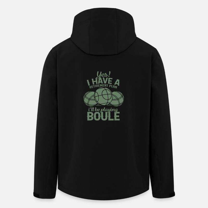 Boule Pension Plan - Men’s Recycled Softshell Jacket by Stanley/Stella - black