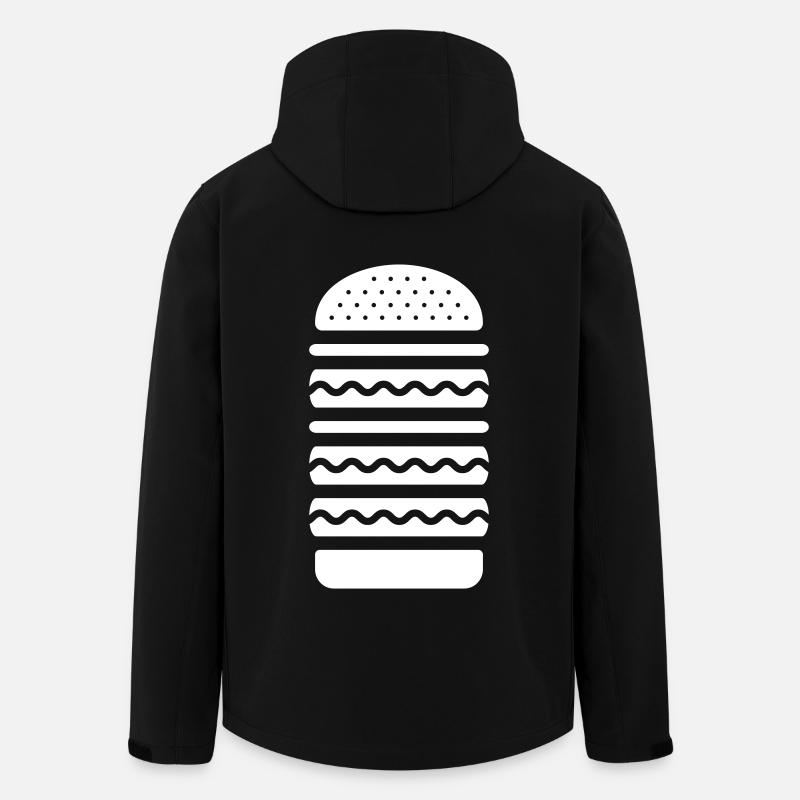 Big Burger Küche - Recycelte Männer Softshell-Jacke von Stanley/Stella - Schwarz