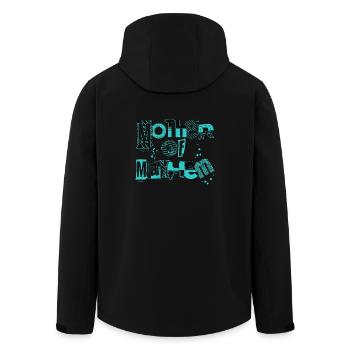 Mother Of Mayhem Wild Motherhood Mama Of Girl Boy - Men’s Recycled Softshell Jacket by Stanley/Stella - black - Back - AI Model Male 185 light (185cm)