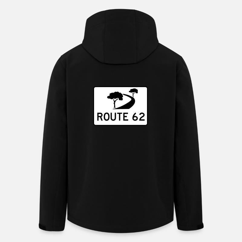 garden route - Recycelte Männer Softshell-Jacke von Stanley/Stella - Schwarz