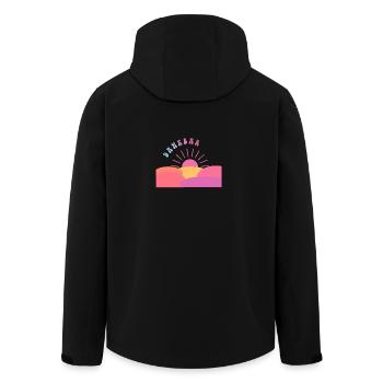 Dankbarkeit ist heilend - Geschenkidee - Geschenk - Recycelte Männer Softshell-Jacke von Stanley/Stella - Schwarz - Hinten - AI Model Male 185 light (185cm)