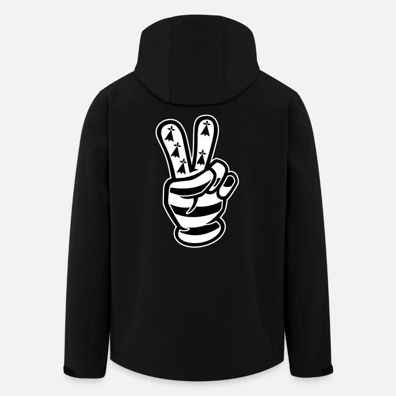 Sieg Breizh - Recycelte Männer Softshell-Jacke von Stanley/Stella - Schwarz