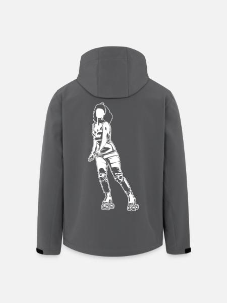 Roller Skater Mädchen - Recycelte Männer Softshell-Jacke von Stanley/Stella - Schwarz