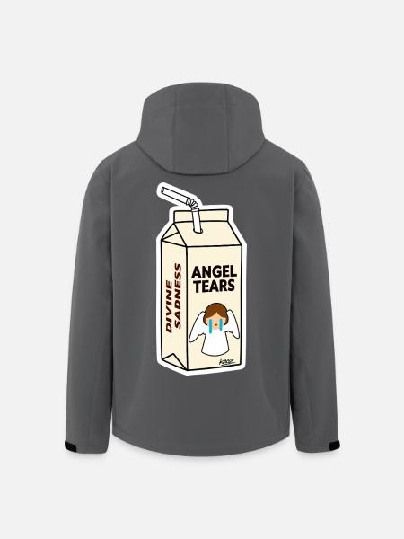 Angel Tears Karton - Recycelte Männer Softshell-Jacke von Stanley/Stella - Schwarz