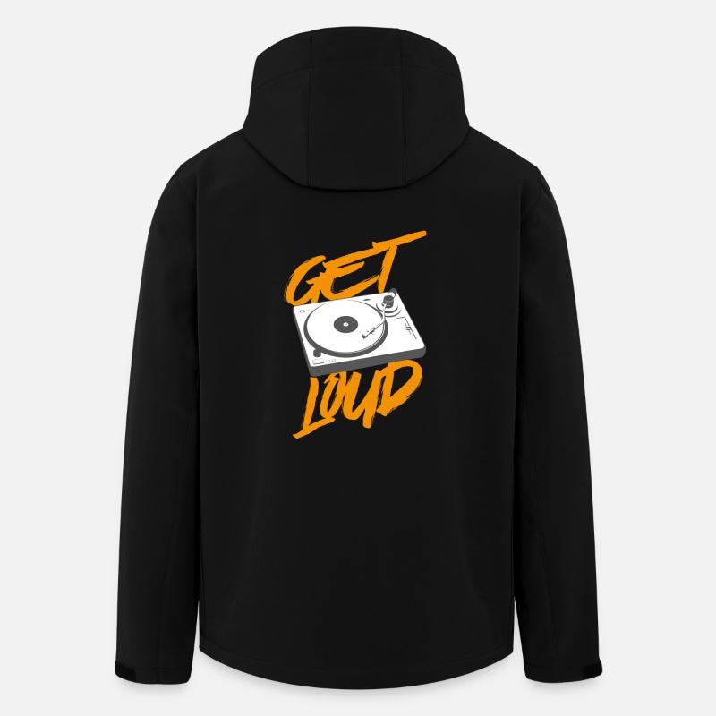 Get Loud - Veste softshell homme en polyester recyclé Stanley/Stella - noir