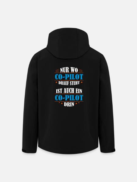 Co-Pilot Professional Gift - Men’s Recycled Softshell Jacket by Stanley/Stella - black