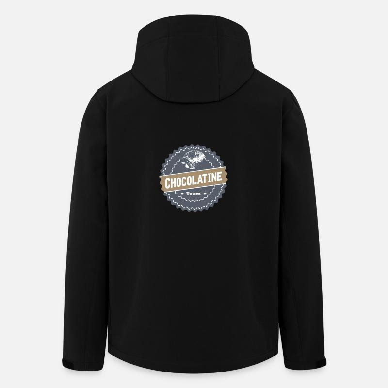 Chocolatine team 02 - Men’s Recycled Softshell Jacket by Stanley/Stella - black