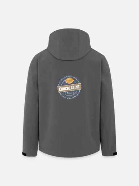 Chocolate team 01 - Men’s Recycled Softshell Jacket by Stanley/Stella - black