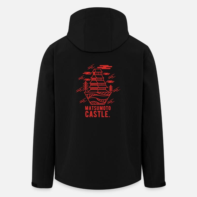 Matsumoto - Recycelte Männer Softshell-Jacke von Stanley/Stella - Schwarz
