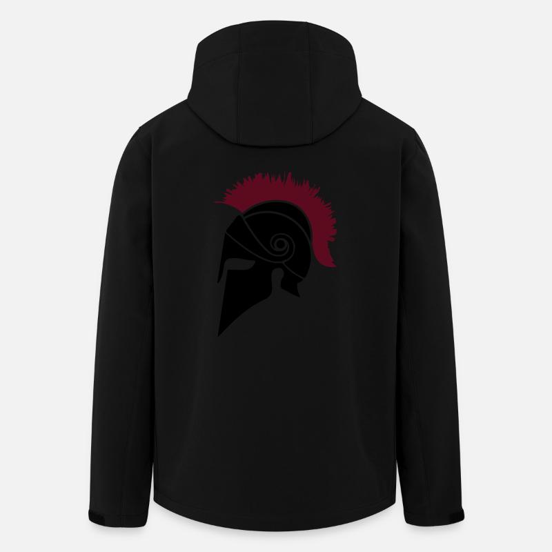 Guerrier de Sparte - Veste softshell homme en polyester recyclé Stanley/Stella - noir