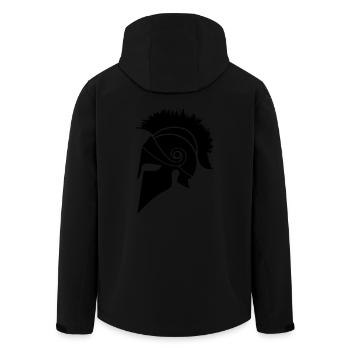 Sparta Warrior - Men’s Recycled Softshell Jacket by Stanley/Stella - black - Back - AI Model Male 185 light (185cm)