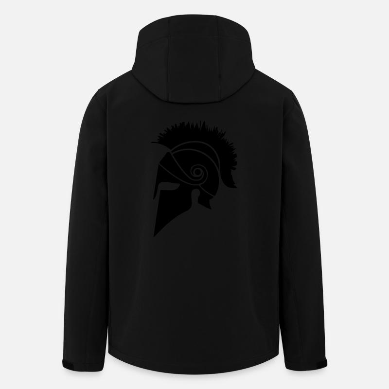 sparta warrior - Recycelte Männer Softshell-Jacke von Stanley/Stella - Schwarz