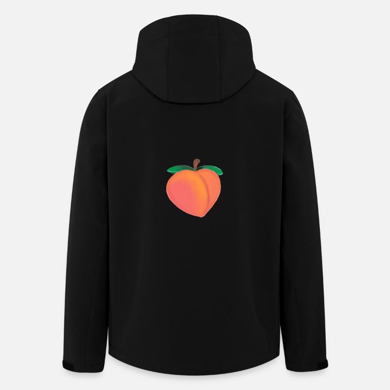 peach - Men’s Recycled Softshell Jacket by Stanley/Stella - black