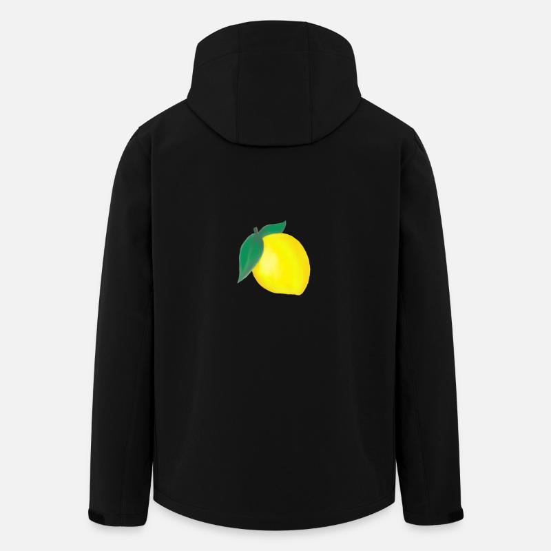 lemon - Men’s Recycled Softshell Jacket by Stanley/Stella - black