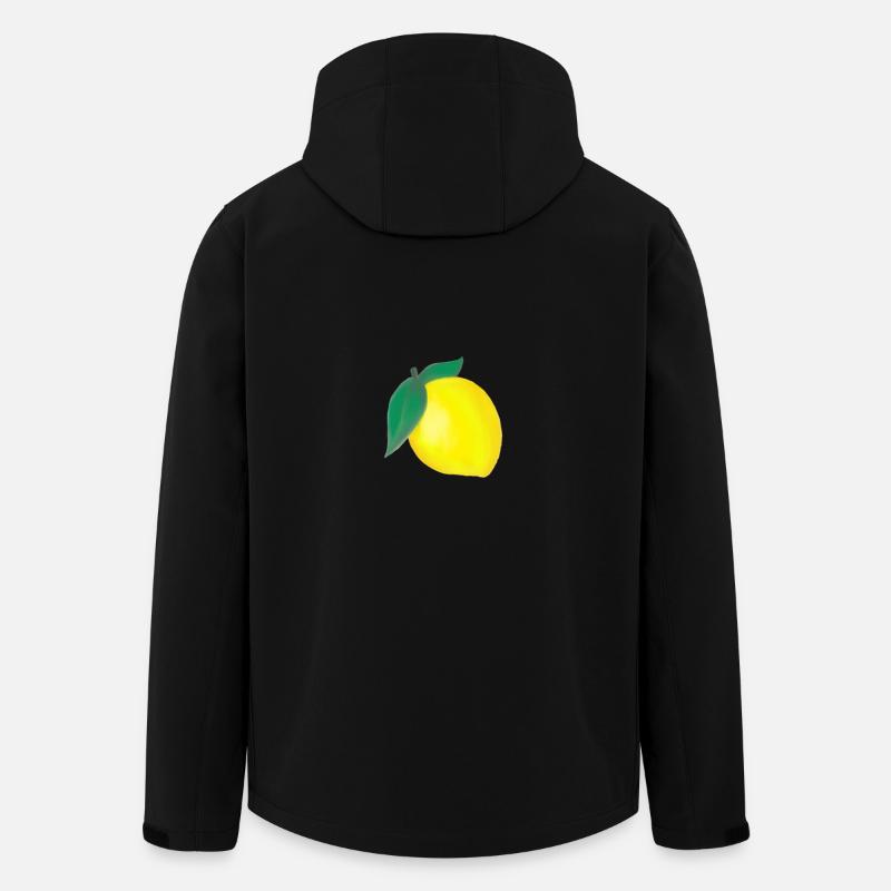 Zitrone - Recycelte Männer Softshell-Jacke Discoverer von Stanley/Stella - Schwarz