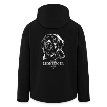 Leonberger Mom Hunde Hund Wilsigns - Recycelte Männer Softshell-Jacke von Stanley/Stella - Schwarz - Hinten - AI Model Male 185 light (185cm)