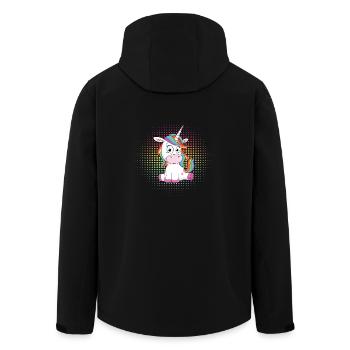 doux Unicorn - Veste softshell homme en polyester recyclé Stanley/Stella - noir - Dos - AI Model Male 185 light (185cm)