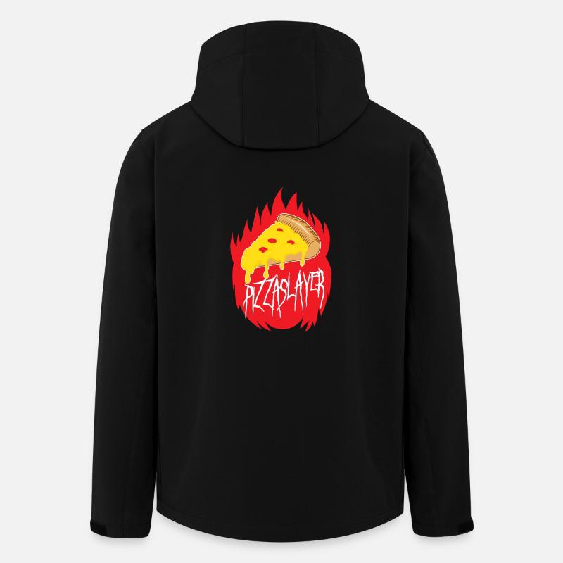 Pizza Slayer - Veste softshell homme en polyester recyclé Stanley/Stella - noir