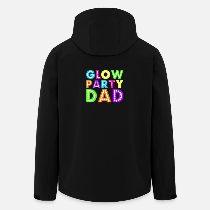 Glow Party Dad - Veste softshell homme en polyester recyclé Stanley/Stella - noir