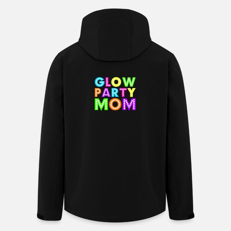 Glow Party Mom - Men’s Recycled Softshell Jacket by Stanley/Stella - black