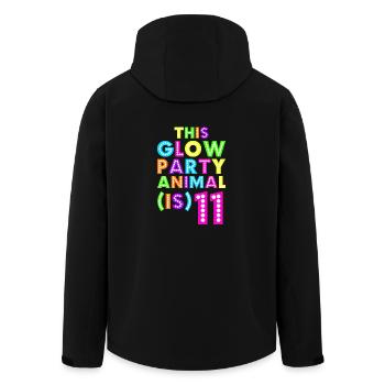 Glow Party Animal11 - Veste softshell homme en polyester recyclé Stanley/Stella - noir - Dos - AI Model Male 185 light (185cm)