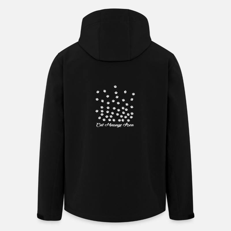Espace massage chat cadeau - Veste softshell homme en polyester recyclé Stanley/Stella - noir