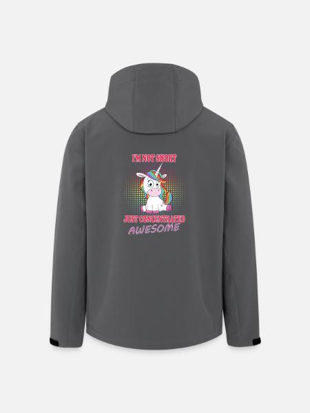 Unicorn Unicorn - Men’s Recycled Softshell Jacket by Stanley/Stella - black