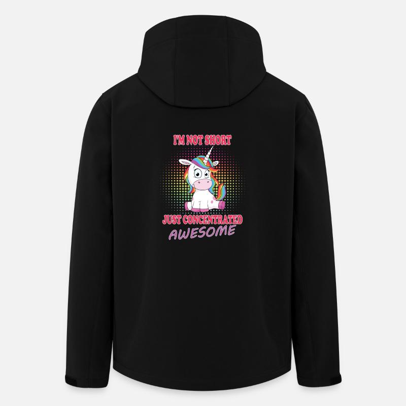 Unicorn Unicorn - Men’s Recycled Softshell Jacket by Stanley/Stella - black