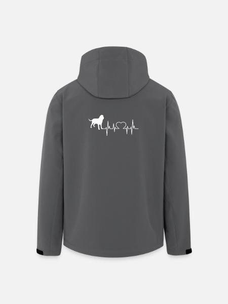 Bluthund Geschenk Shirt - Recycelte Männer Softshell-Jacke von Stanley/Stella - Schwarz