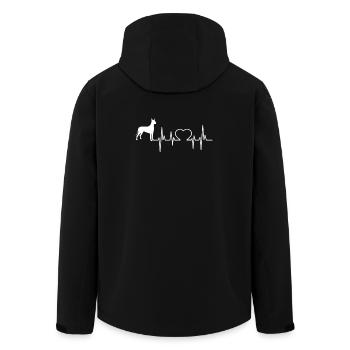 Great Dane allemand T-shirt Cadeau - Veste softshell homme en polyester recyclé Stanley/Stella - noir - Dos - AI Model Male 185 light (185cm)