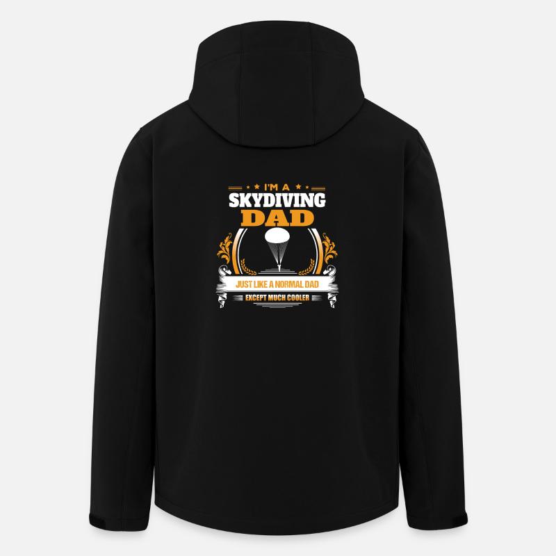 Himmelstauchen-Vati-Hemd-Geschenk-Idee - Recycelte Männer Softshell-Jacke von Stanley/Stella - Schwarz