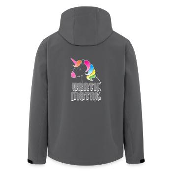 Death Metal Licorne - Veste softshell homme en polyester recyclé Stanley/Stella - noir - Dos - AI Model Male 185 light (185cm)