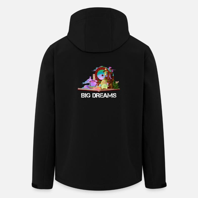 Big dreams - Big dreams - Men’s Recycled Softshell Jacket by Stanley/Stella - black