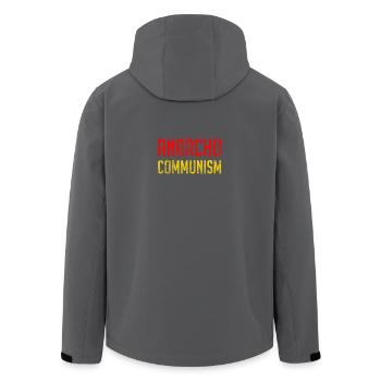 Anarcho Communisme - Veste softshell homme en polyester recyclé Stanley/Stella - noir - Dos - AI Model Male 185 light (185cm)
