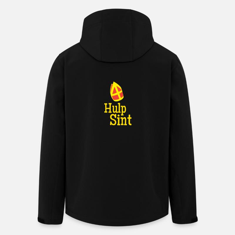 Hulp Sint Sinterklaas - Veste softshell homme en polyester recyclé Stanley/Stella - noir