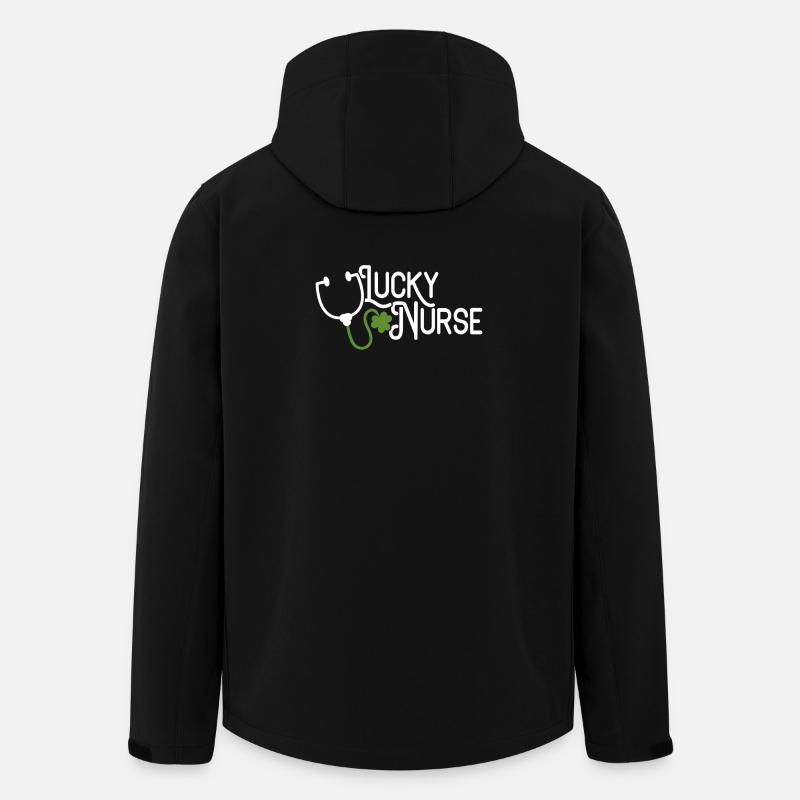 St. Patrick's Day Shirt for Nurse Lucky Nurse Tee - Recycelte Männer Softshell-Jacke von Stanley/Stella - Schwarz