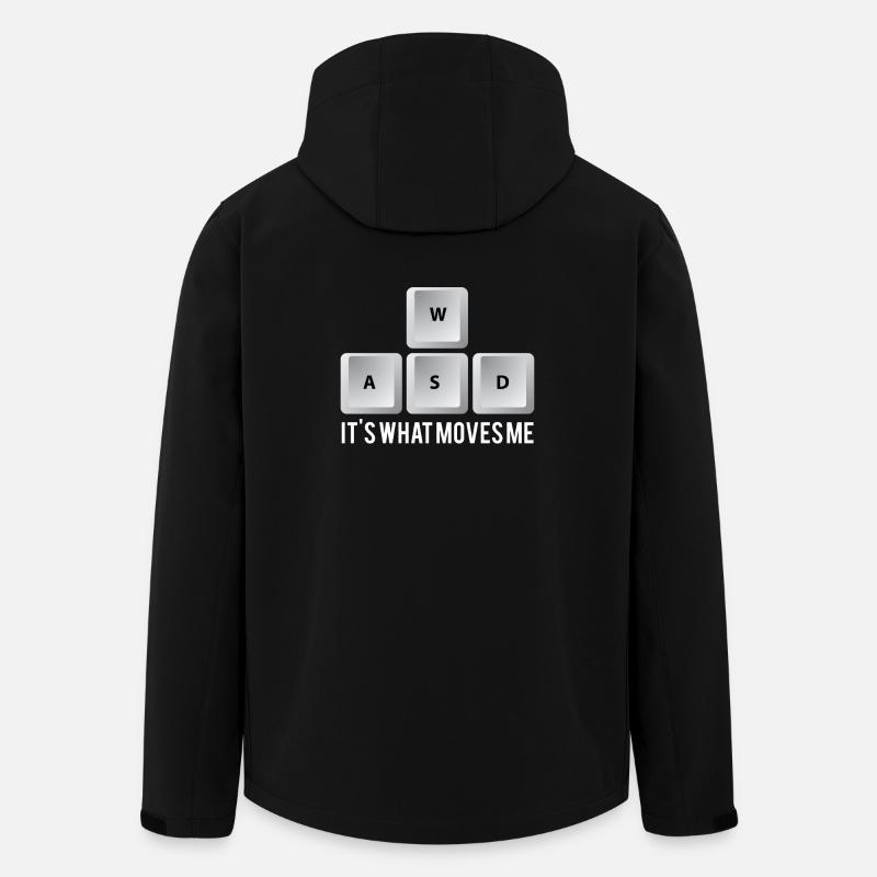 Gamer - PC - Nerd - Geek - Geschenk - Recycelte Männer Softshell-Jacke von Stanley/Stella - Schwarz
