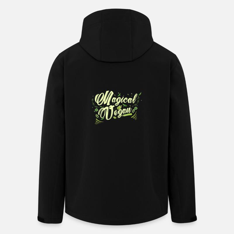 Magical Vegan - Magischer veganer - Tierrechte - Recycelte Männer Softshell-Jacke von Stanley/Stella - Schwarz