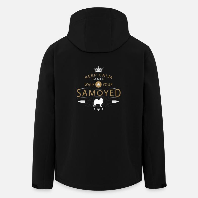 Samojede Shirt - Recycelte Männer Softshell-Jacke von Stanley/Stella - Schwarz