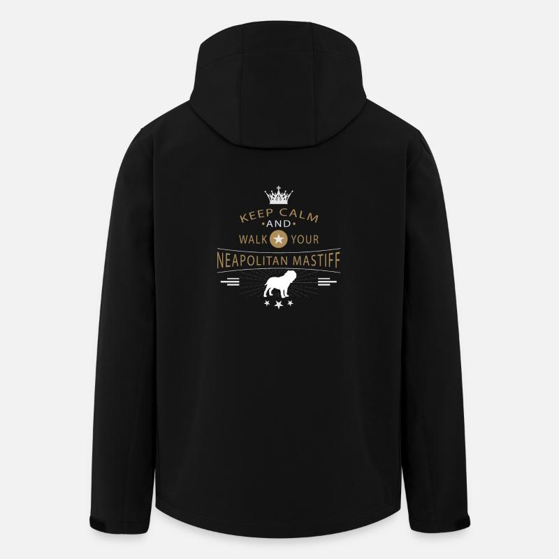 Neapolitan Mastiff shirt - Men’s Recycled Softshell Jacket by Stanley/Stella - black