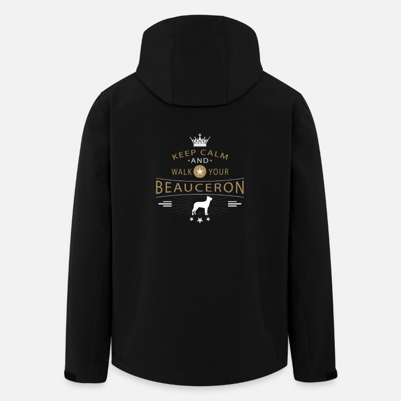 Beauceron shirt - Men’s Recycled Softshell Jacket by Stanley/Stella - black